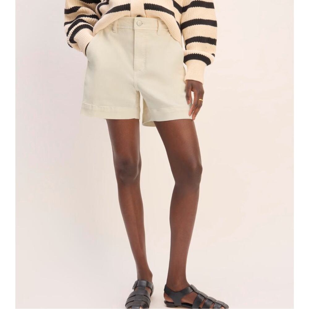 NWOT Everlane The Utility Short In Bone Size 16 - Picture 2 of 8